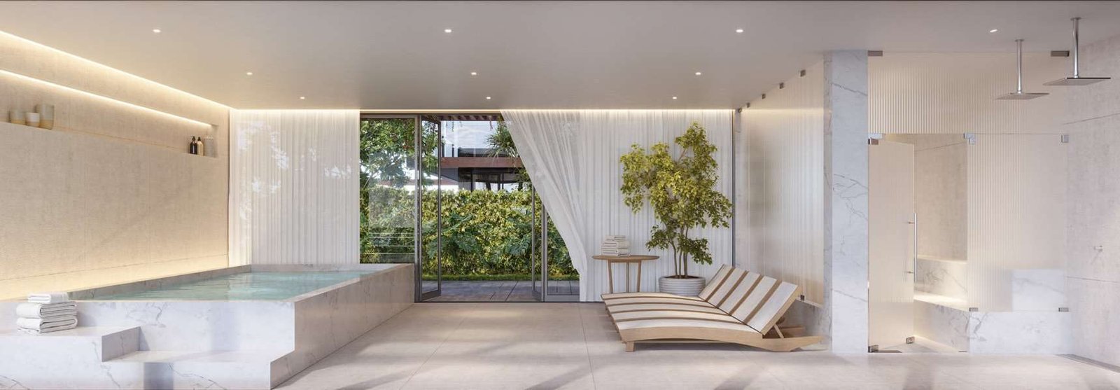 Spa com hidromassagem e sauna do Arte Design