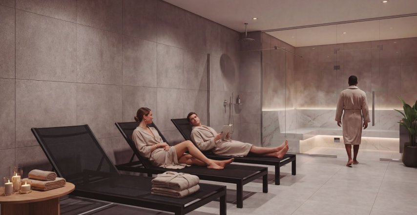 Sauna con descanso del Feel Pontal Oceânico