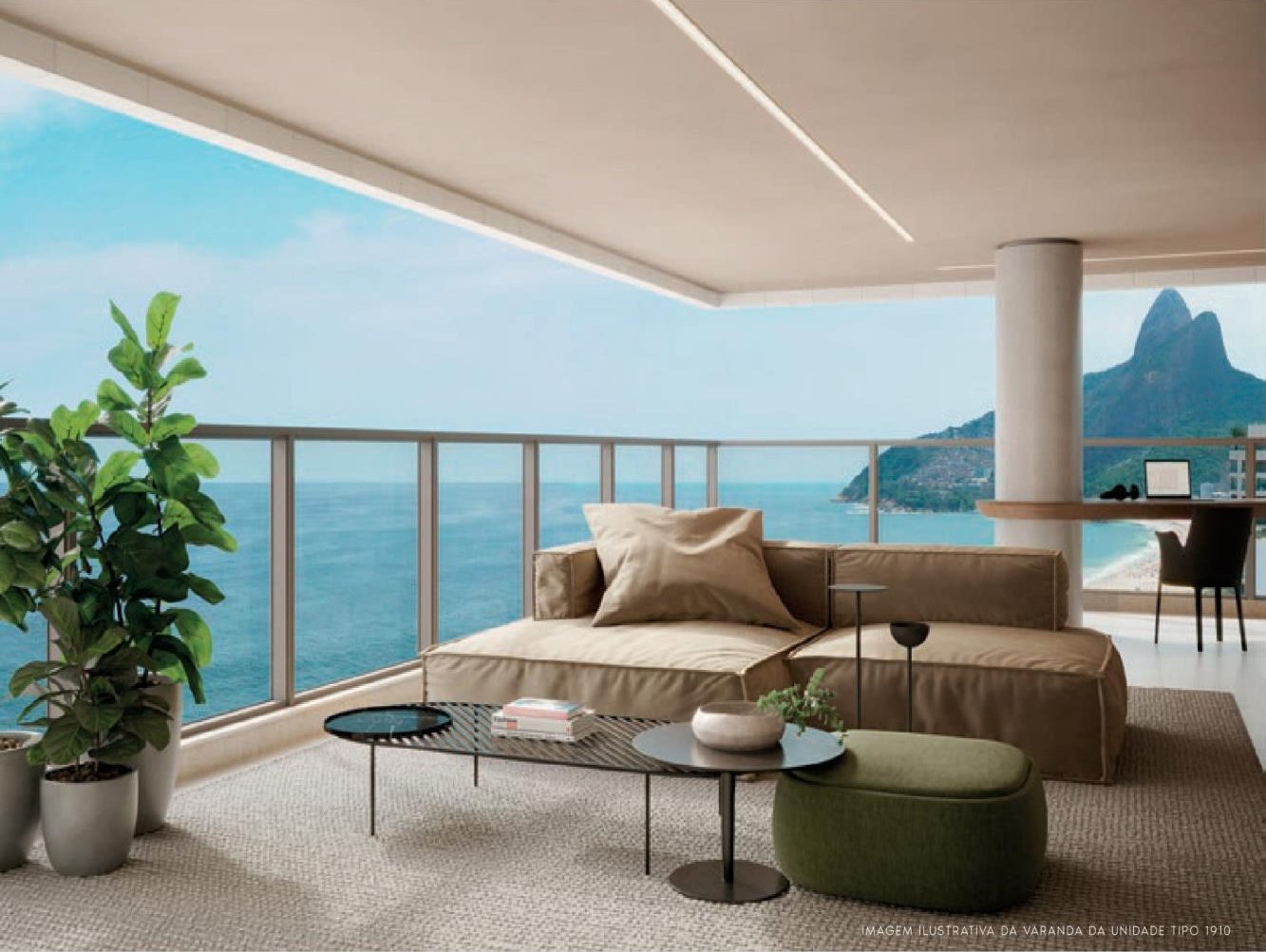 IPA Studios Design studio balcony with ocean view