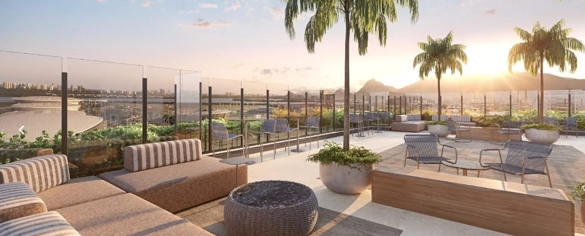Sky lounge no rooftop do Living Full Imagine