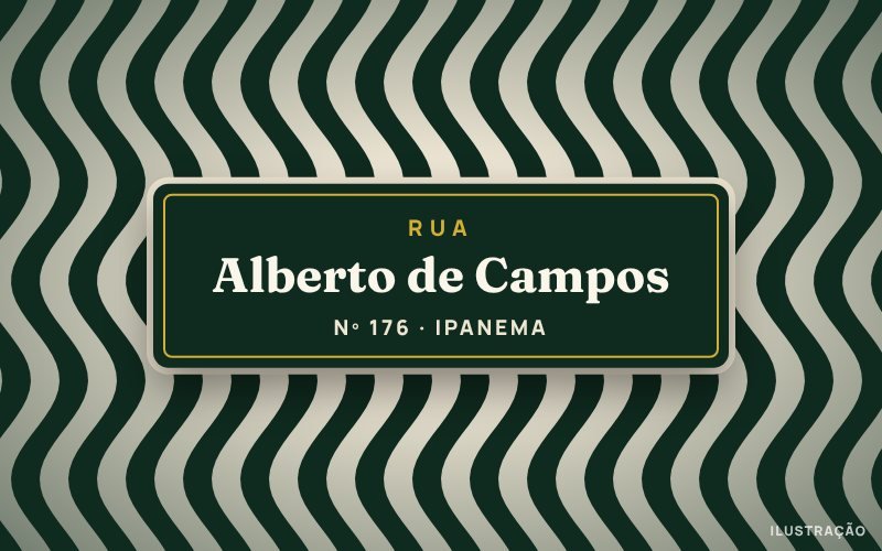 Ilustración de la Rua Alberto de Campos, Ipanema