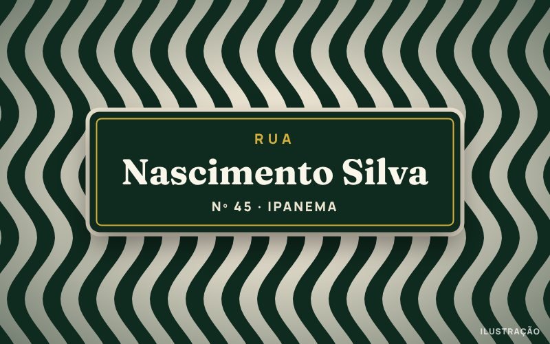 Ilustración de la Rua Nascimento Silva, Ipanema