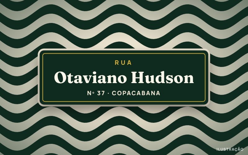 Ilustración de la Rua Otaviano Hudson, Copacabana