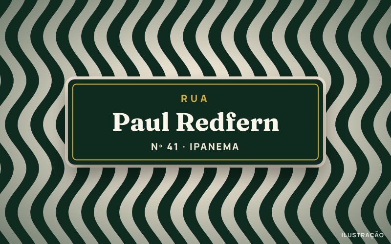 Ilustración de la Rua Paul Redfern, Ipanema