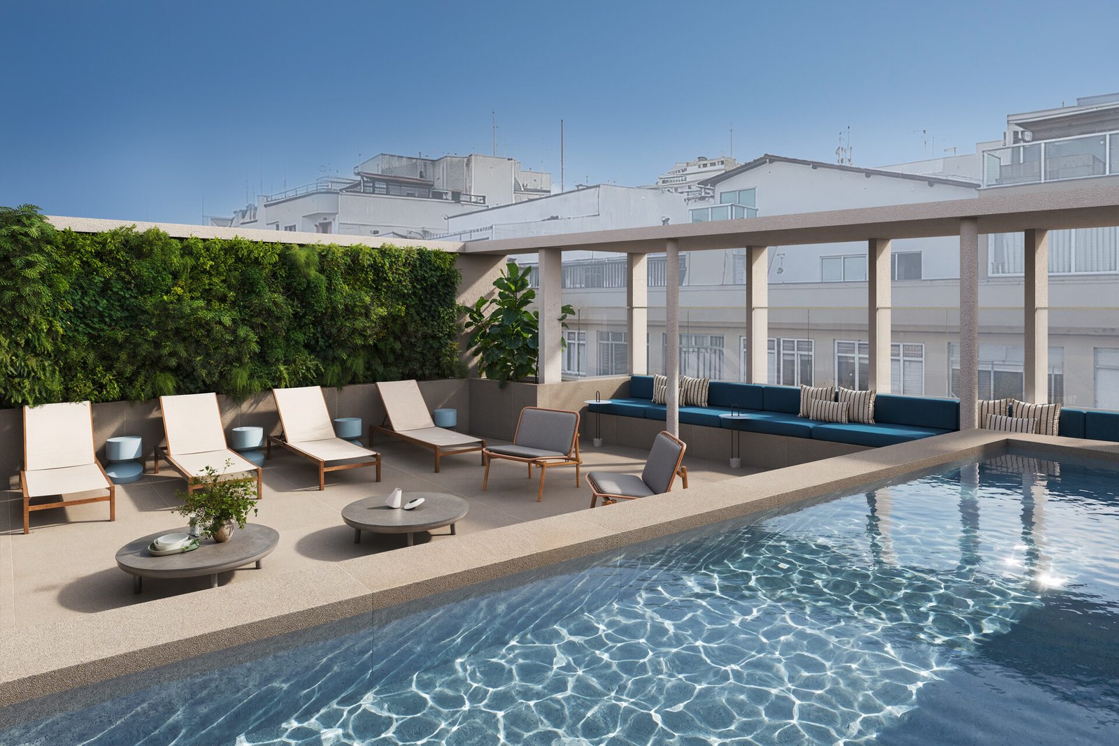 Rooftop pool at MO.dO Copa Posto 4