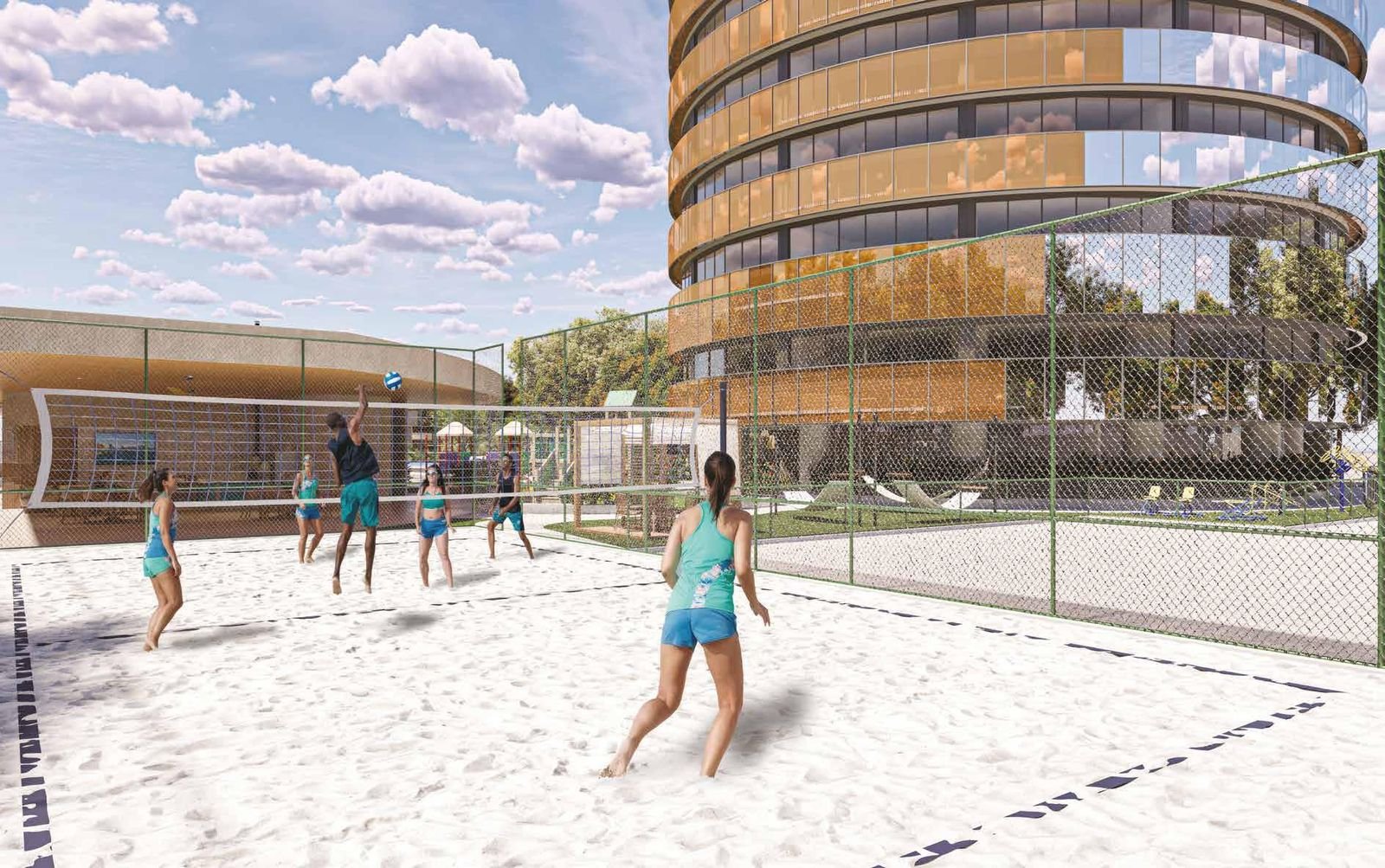 Niemeyer 360 Residences sand court